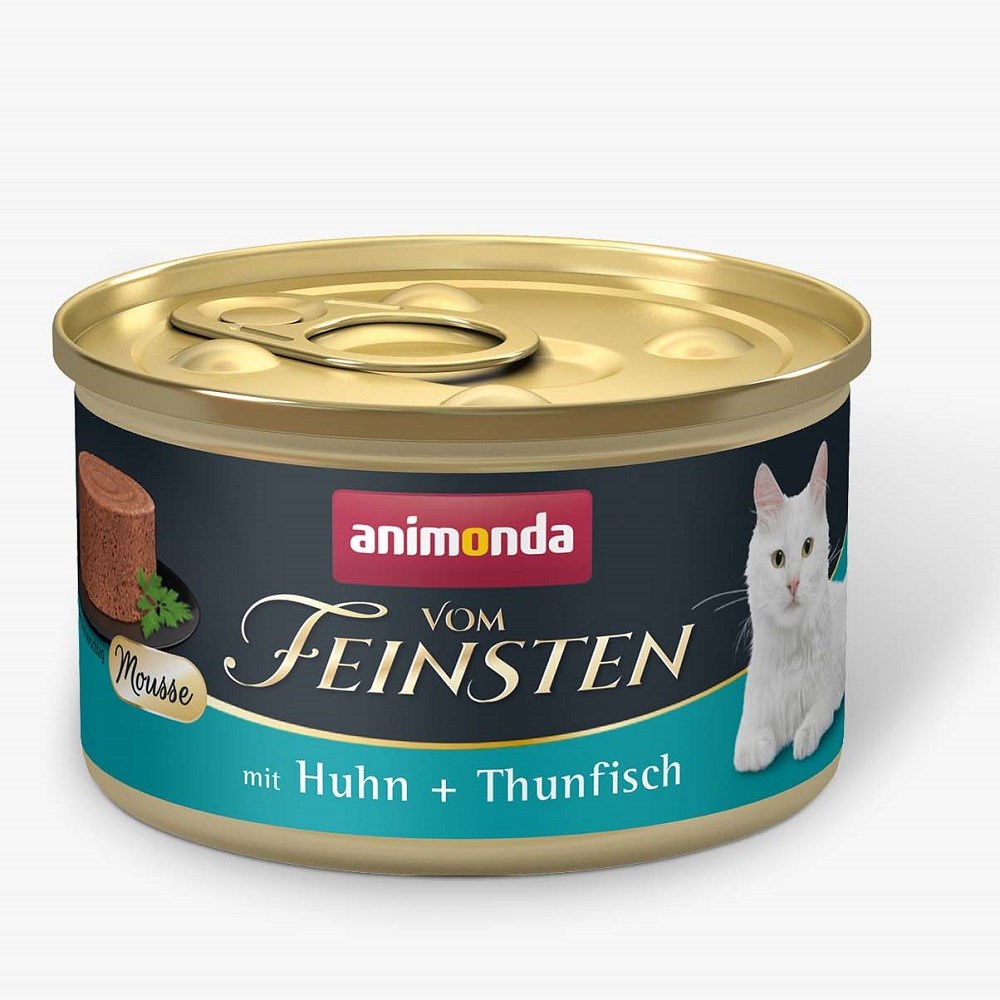 Animonda Vom Feinsten Tavuklu ve Ton Balıklı Yetişkin Kedi Konservesi 85 Gr