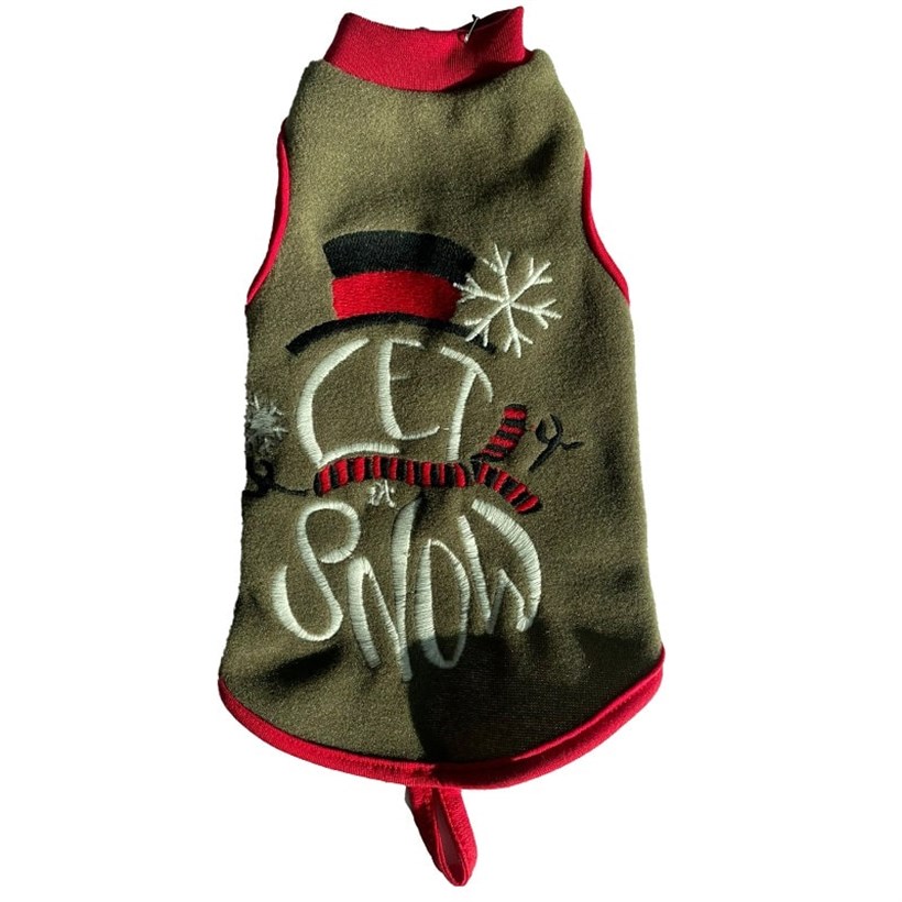Pet Pretty Bacco Milano Polar Haki Köpek Tişörtü 3XL