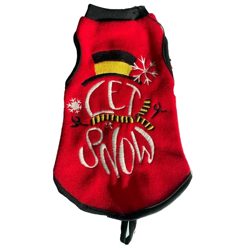 Pet Pretty Bacco Milano Polar Kırmızı Köpek Tişörtü X Large