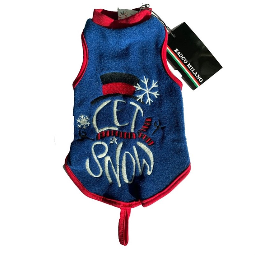 Pet Pretty Bacco Milano Polar Mavi Köpek Tişörtü 2XL