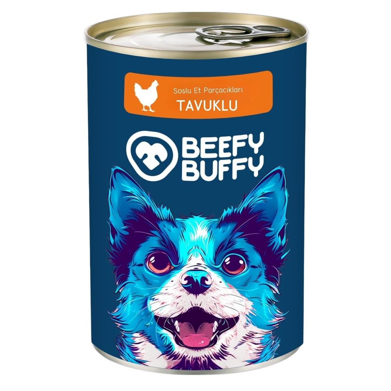 Beefy Buffy Yoğun Tavuk İçerikli Köpek Konservesi 415 Gr