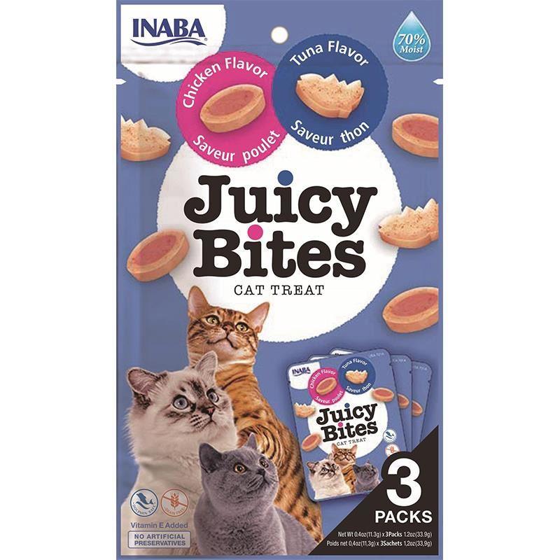 Ciao Juick Bites Tavuklu Ton Balıklı Kedi Ödülü 3 X 11,3 Gr