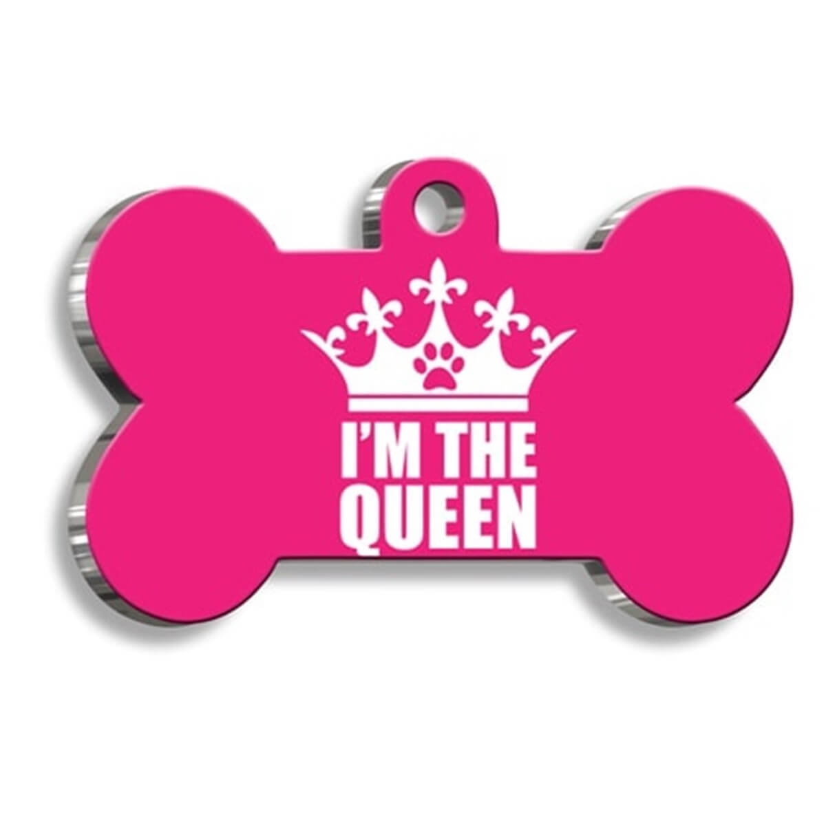 Dalis I'M The Queen Kemik Kemik Kedi Köpek Künyesi Medium