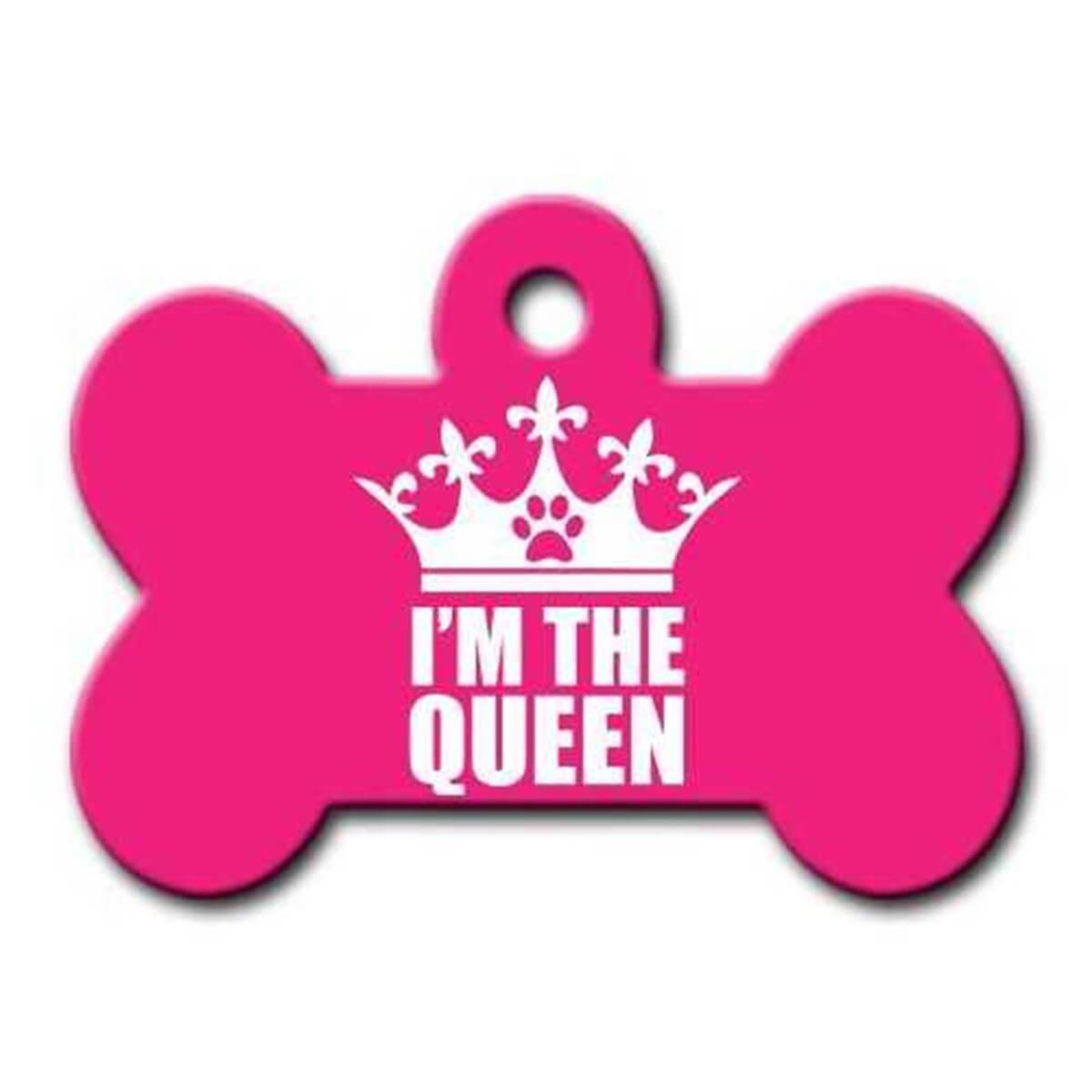 Dalis I'M The Queen Kemik Köpek Künyesi X Large