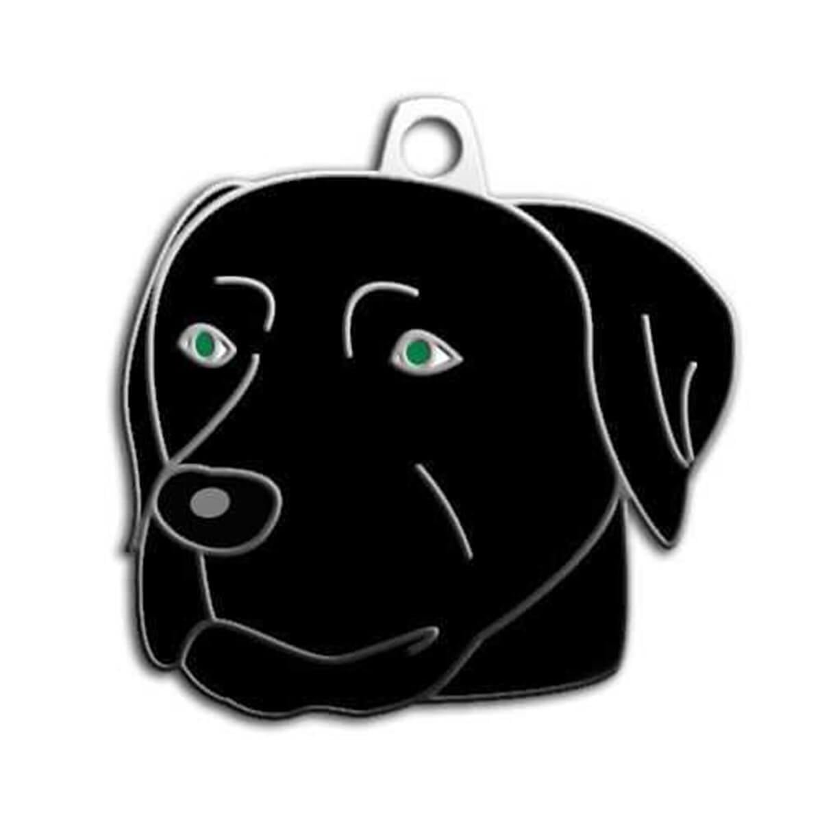 Dalis Pet Tag Siyah Labrador Köpek Künyesi