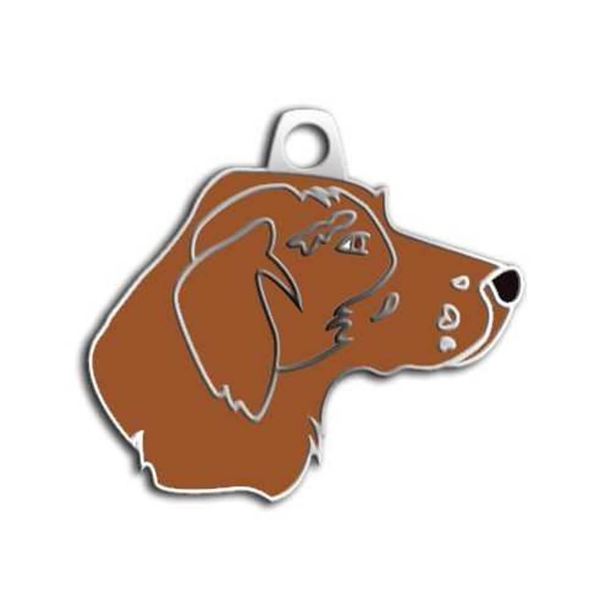 Dalis Pet Tag Pointer Köpek Künyesi Kahverengi