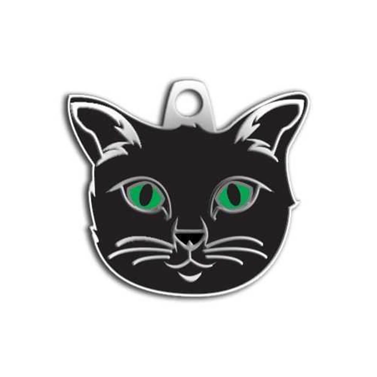Dalis Pet Tag Siyah Renk Kedi Künyesi