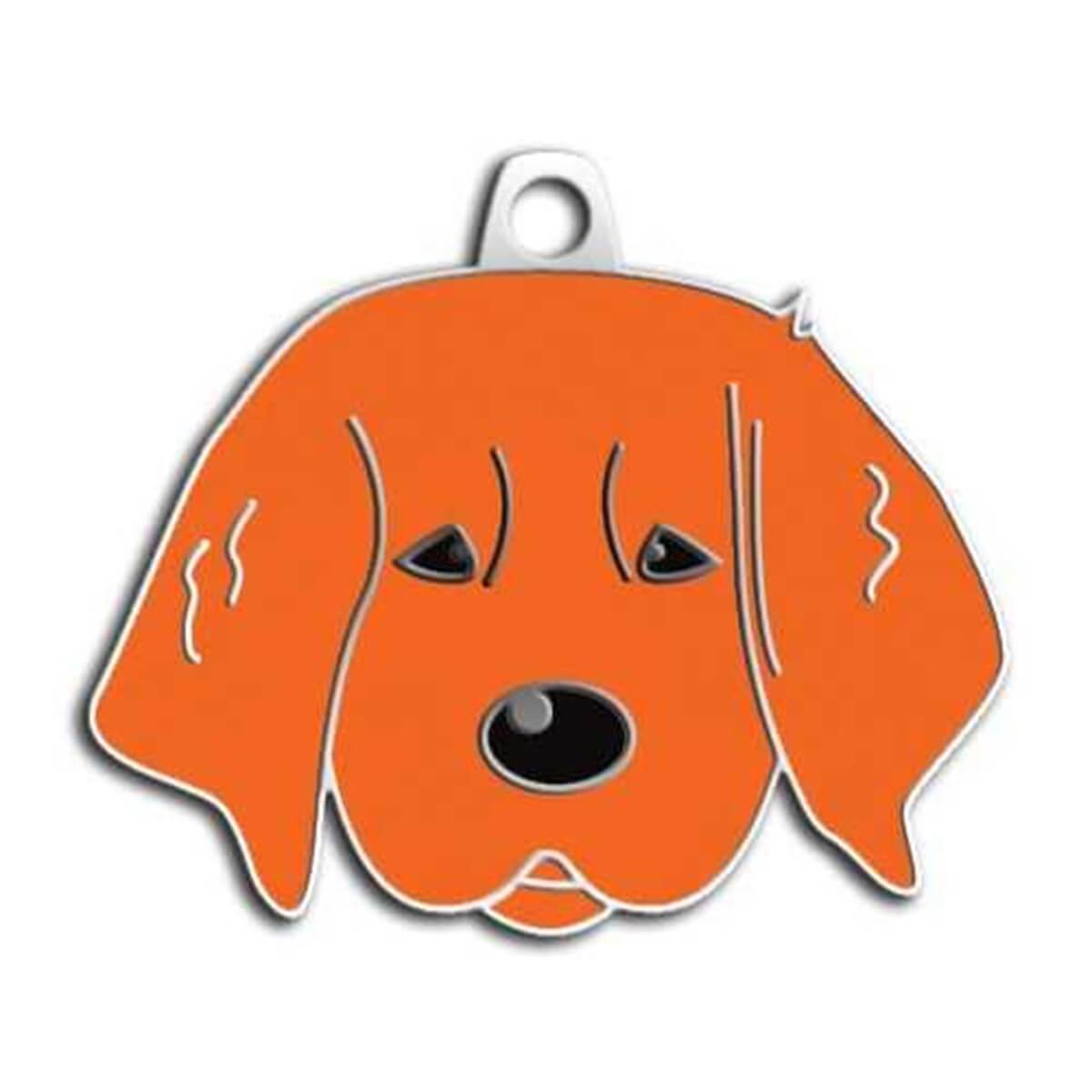 Dalis Pet Tag Yavru Golden Köpek Künyesi Kızıl
