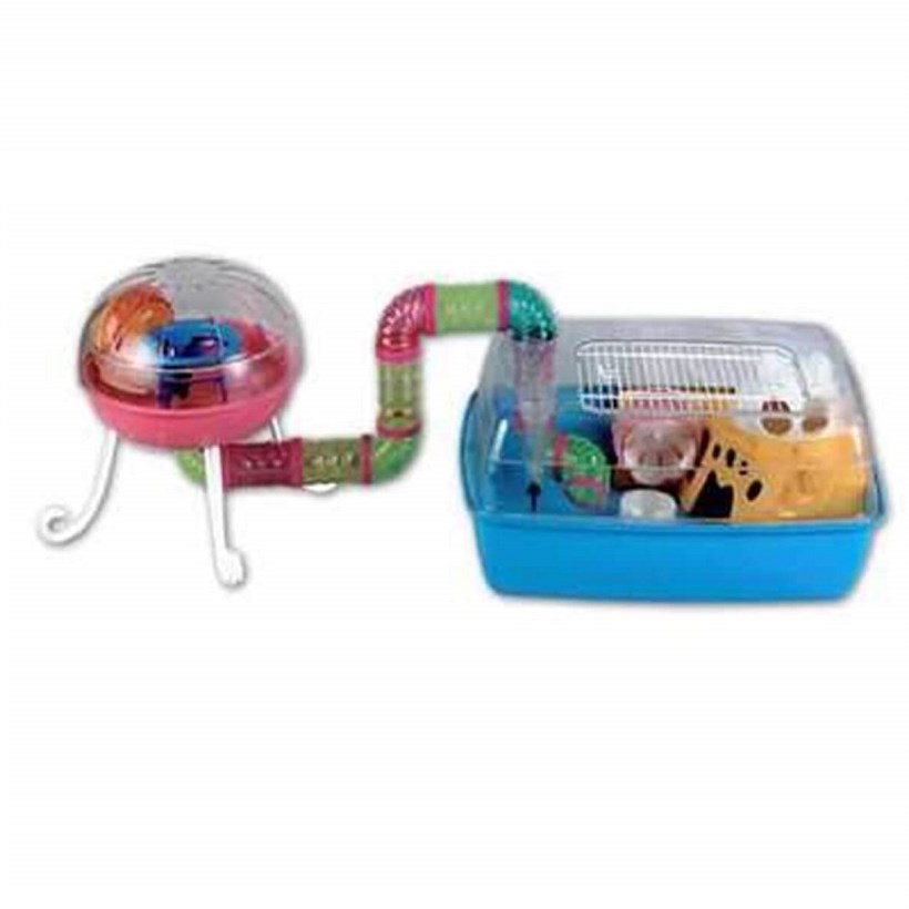 DaYang Oyunparklı Aksesuarlı Hamster Kafesi 56 X 16 X 40 Cm