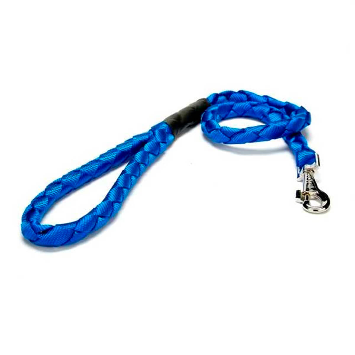Doggie Dokuma Örgü Köpek Gezdirme Tasması – Mavi (2 X 120 Cm)
