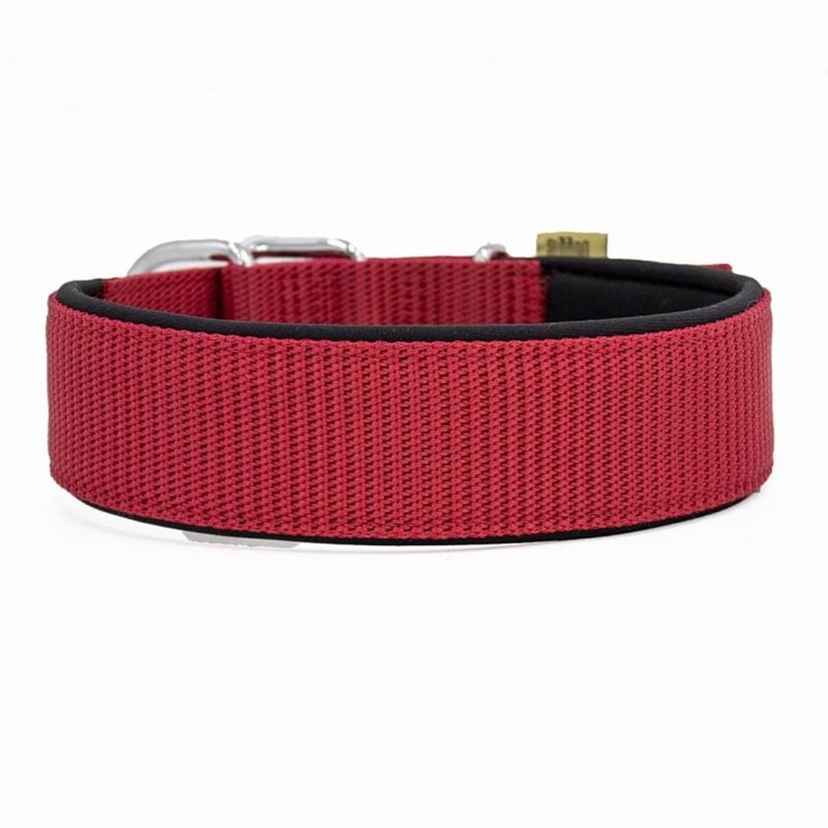 Doggie Comfort Elit Dokuma Köpek Boyun Tasması Small – Kırmızı (5 x 50–60 cm)