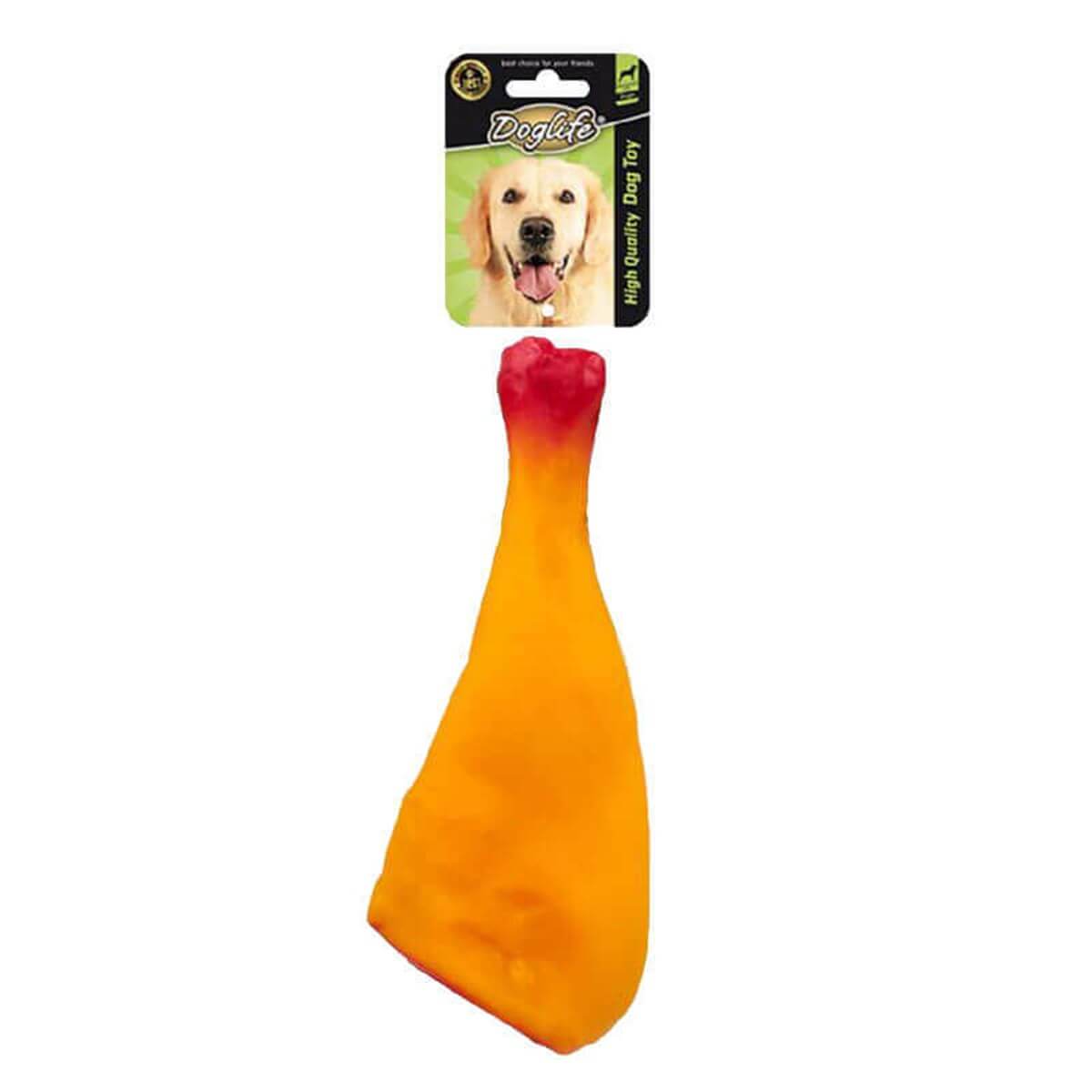 Doglife Sesli Tavuk Budu Vinil Köpek Oyuncağı