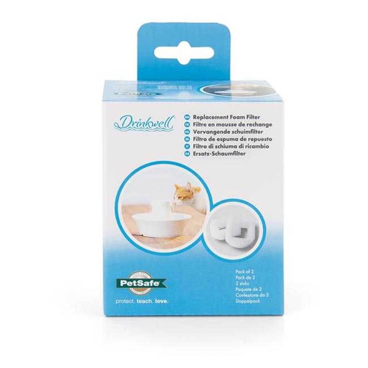 Drinkwell Avalon ve 360 Paslanmaz Çelik Sünger Ön Filtresi 2´Li Paket