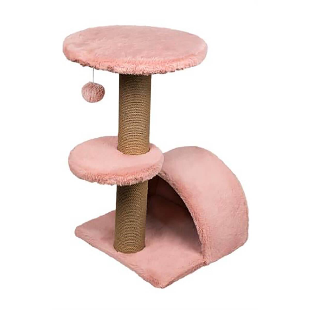 Dubex 53x39x67 cm Kedi Oyun ve Tırmalama Platformu Pembe