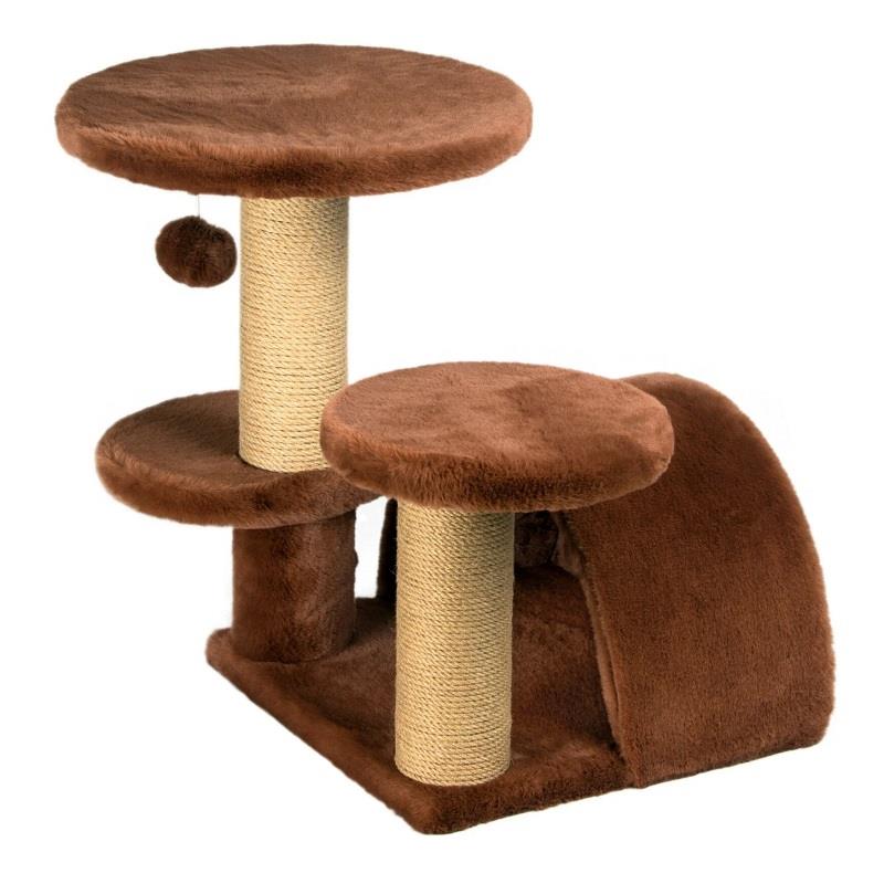 Dubex 53x65x52 cm Kedi Oyun ve Tırmalama Platformu Tarçın