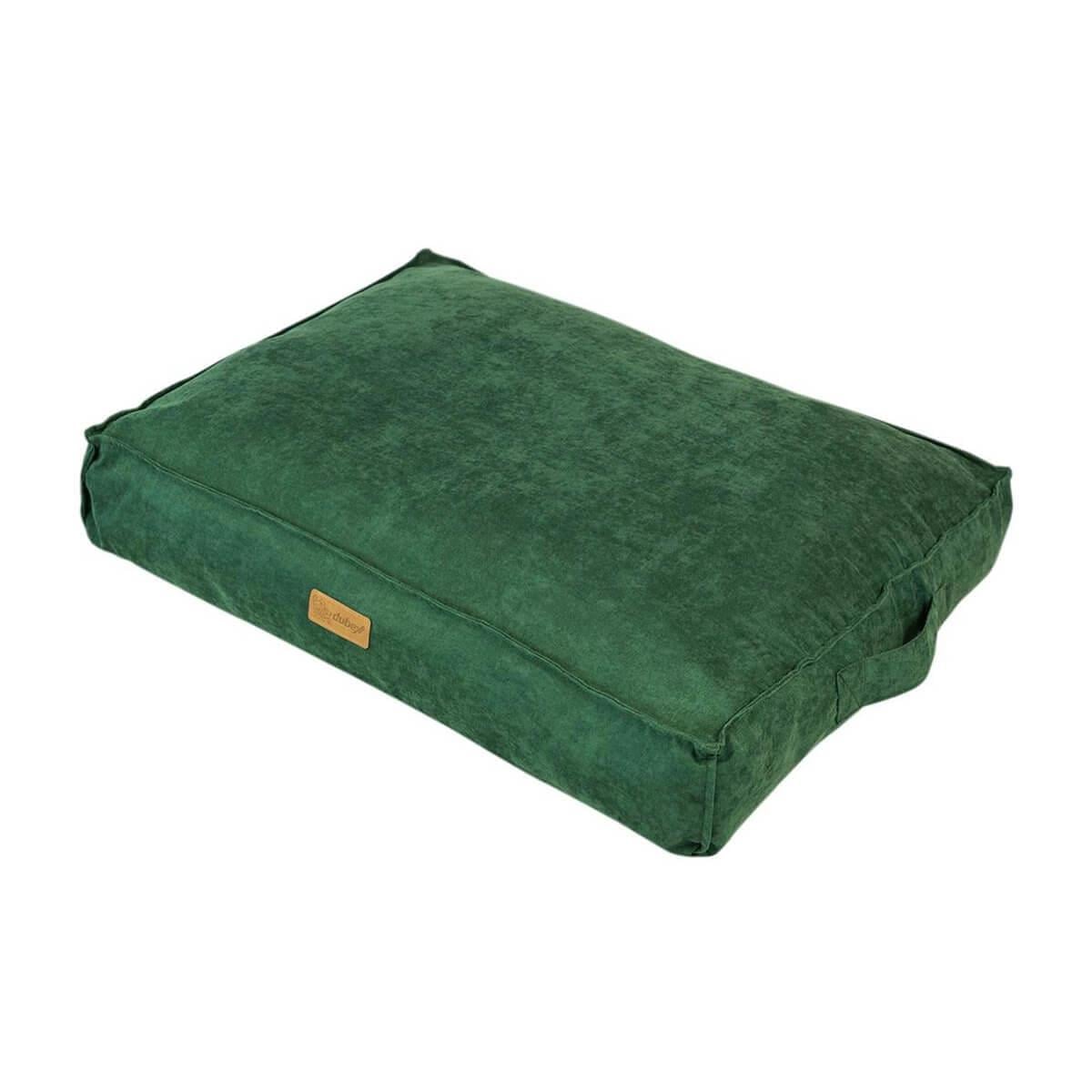 Dubex Plus Soft Serisi Kedi Köpek Yatağı Yeşil Medium 76x56x13 cm