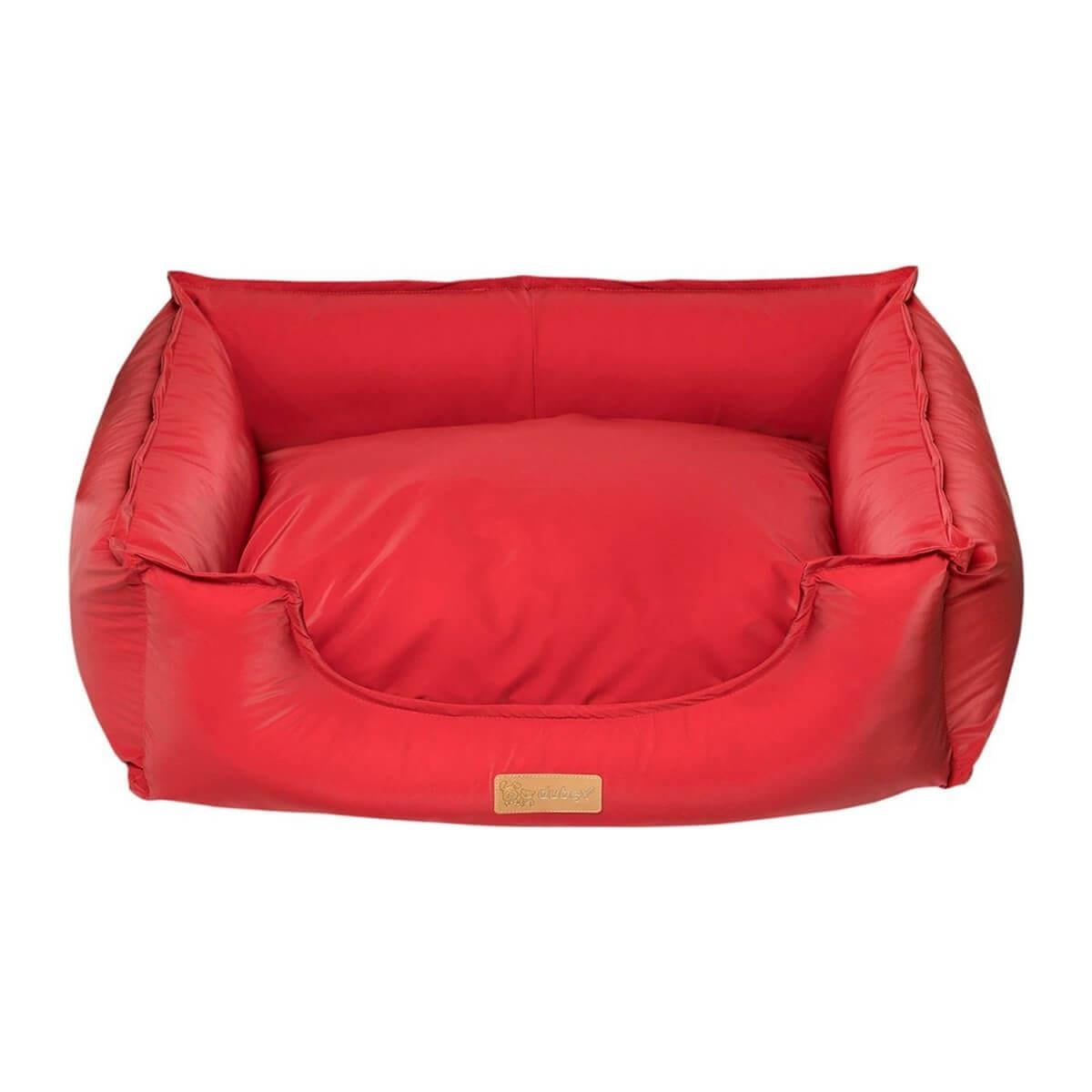 Dubex Premium Mochi Kedi Köpek Yatağı Kırmızı Small 60x50x19 cm