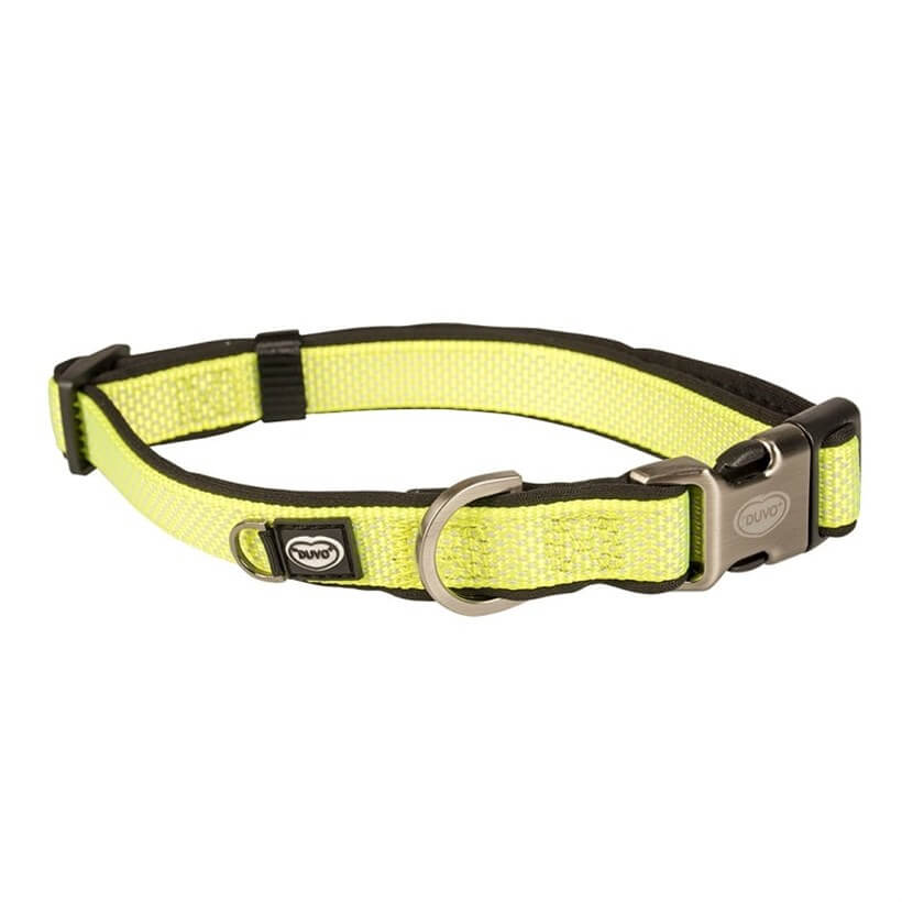 Duvo+ Neon Köpek Boyun Tasması Sarı 35-55 Cm / 20 Mm