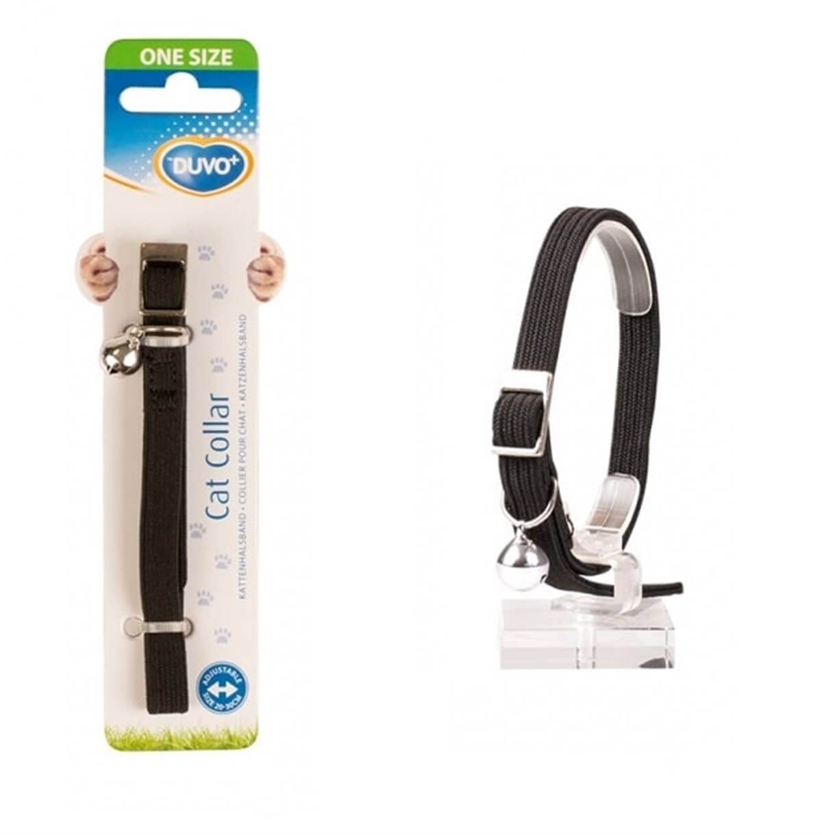 Duvo+ Stretch Kedi Tasması Siyah