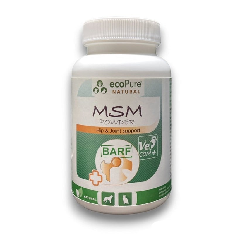 Ecopure BARFEED MSM Kedi ve Köpekler İçin Kükürt Desteği 120 Gr
