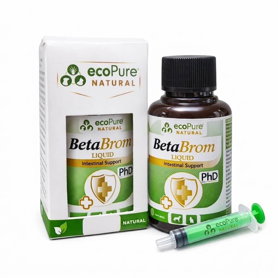 EcoPure BETABROM LIQUID Kedi ve Köpek Bağışıklık Desteği 40 Ml