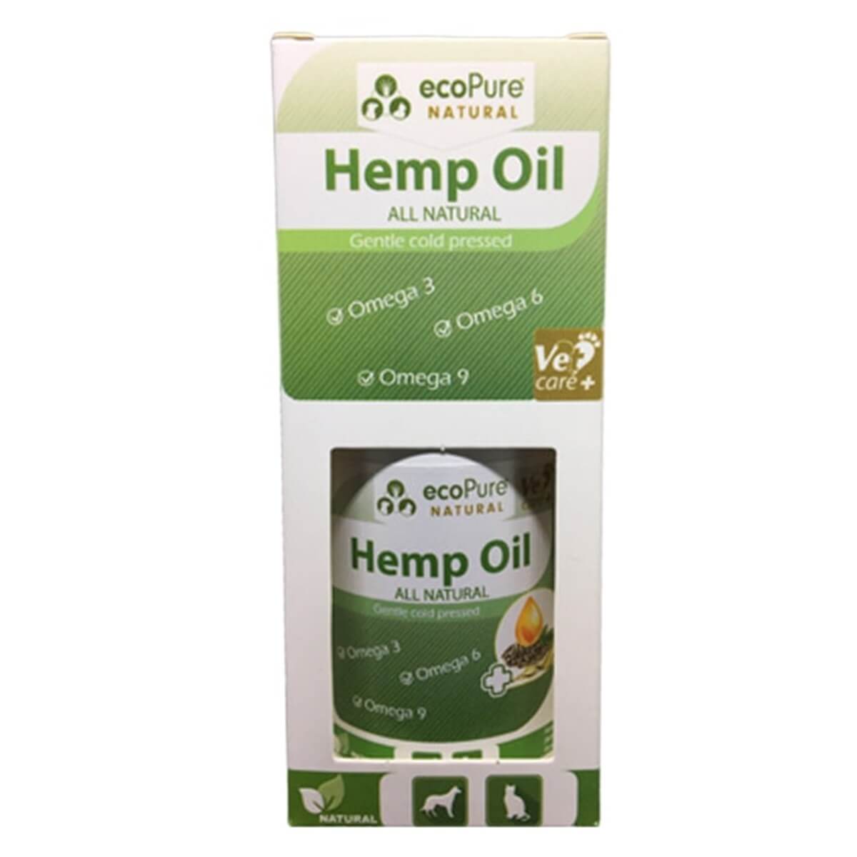 Ecopure Hemp Oil Omega Takviyesi Keten Tohumu Yağı 130 Ml