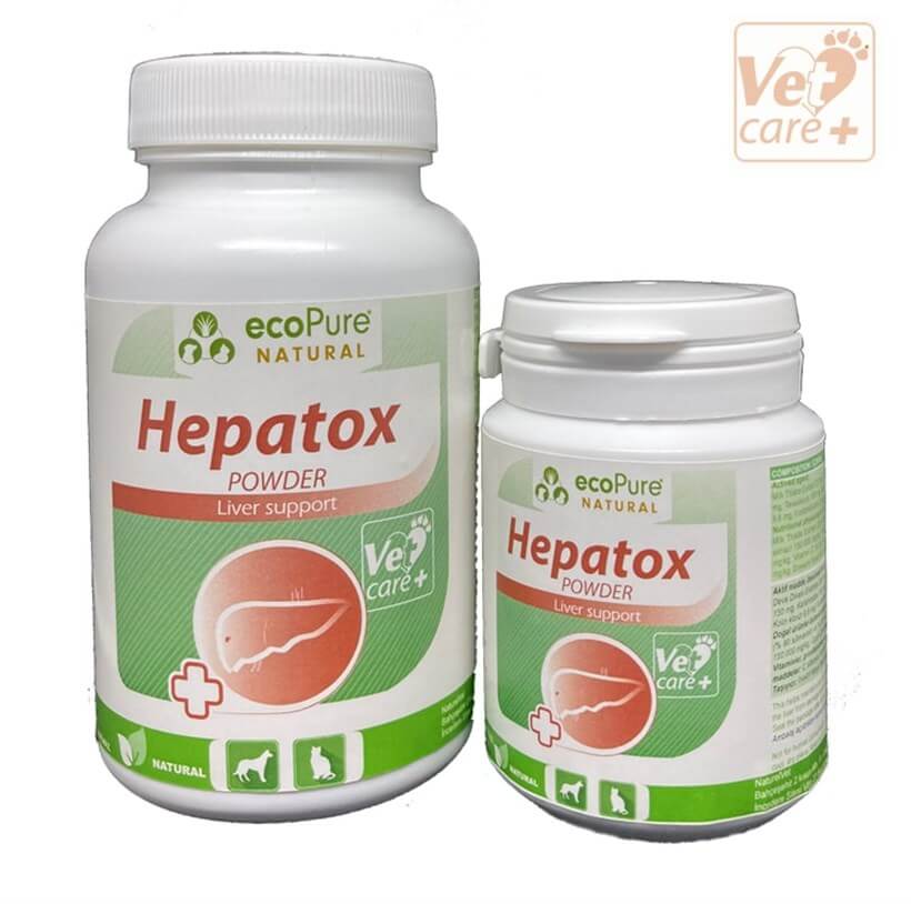 EcoPure Hepatox Kedi Köpek Karaciğer Koruyucu Toz 40 Gr