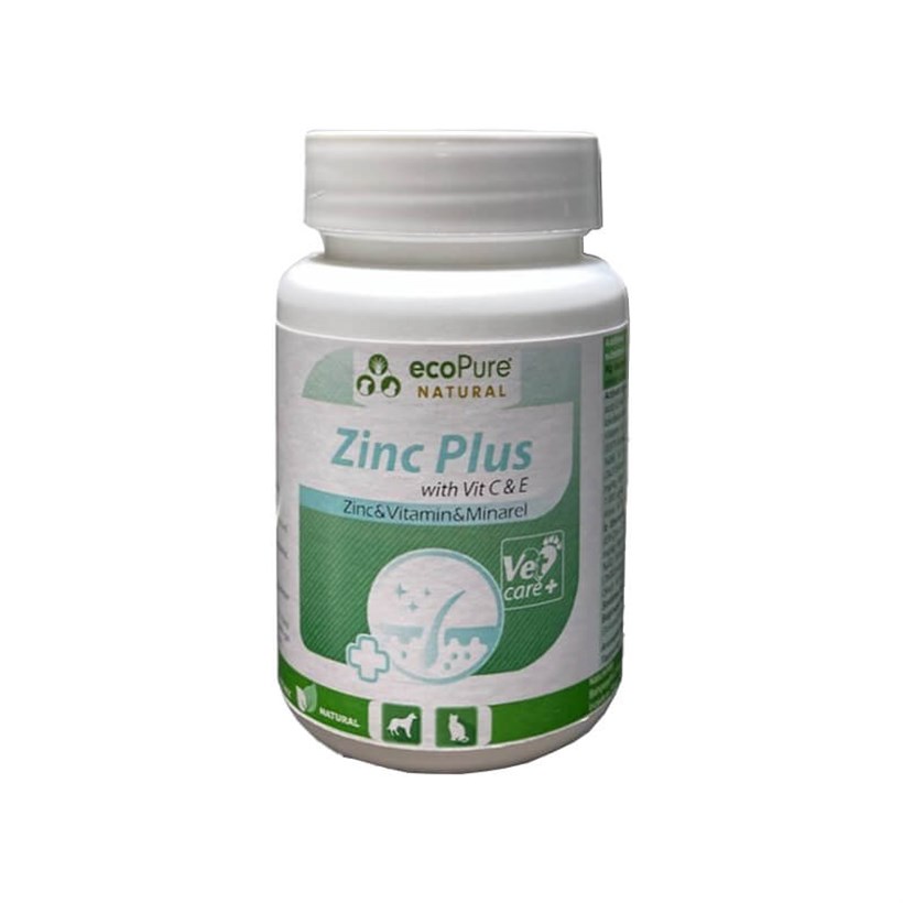 Ecopure Kedi ve Köpek Deri ve Tüy Bakımı İçin Zinc Plus 50 Gr