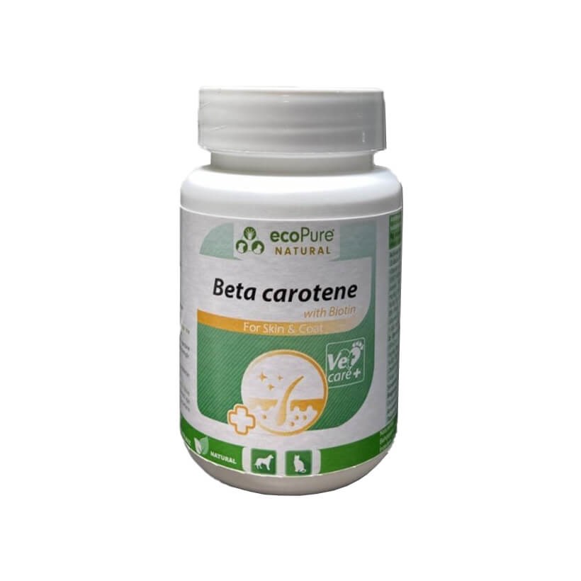 Ecopure Kedi ve Köpek Deri ve Tüy Sağlığı İçin Beta Carotene 50 Gr