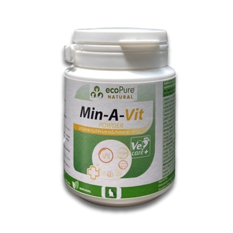 Ecopure Kediler İçin Vitamin Mineral Aminoasit Min-A-Vit 90 Gr