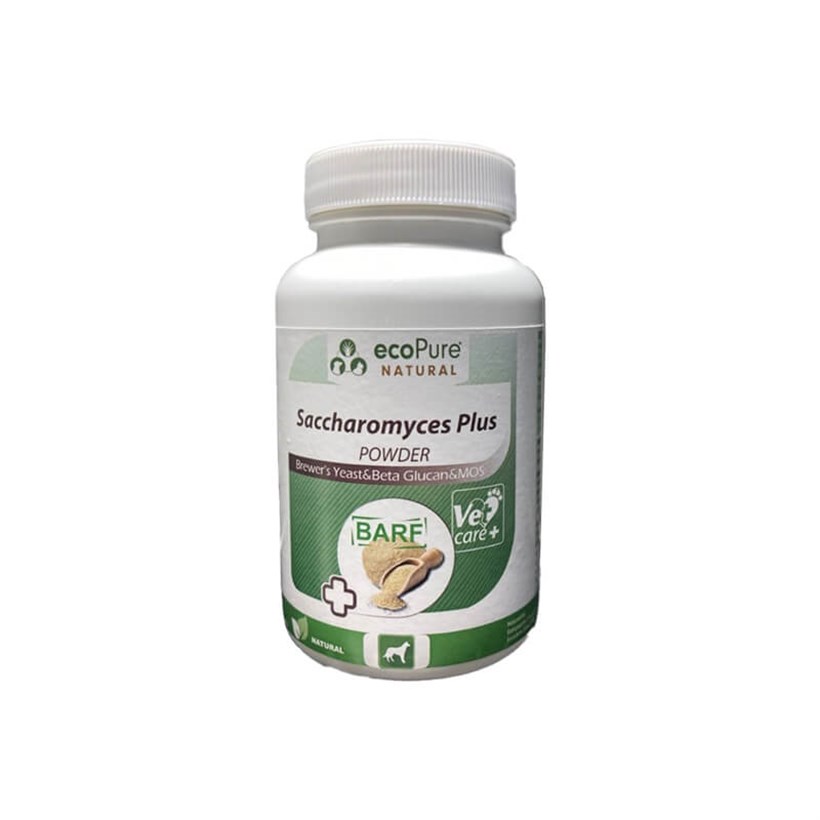 EcoPure Saccharomyces Plus Köpekler İçin BARF Desteği 120 Gr