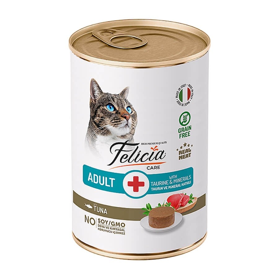 Felicia Yetişkin Tahılsız Ton Balıklı Kedi Konserve 400 Gr