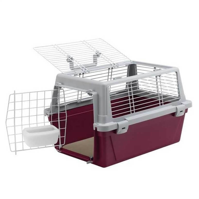 Small Dog Crate Ferplast Atlas 20 Top Opening Cat And Dog Carrier, Blue Hard Shell Cat Carrier Large Cats 20 Lbs