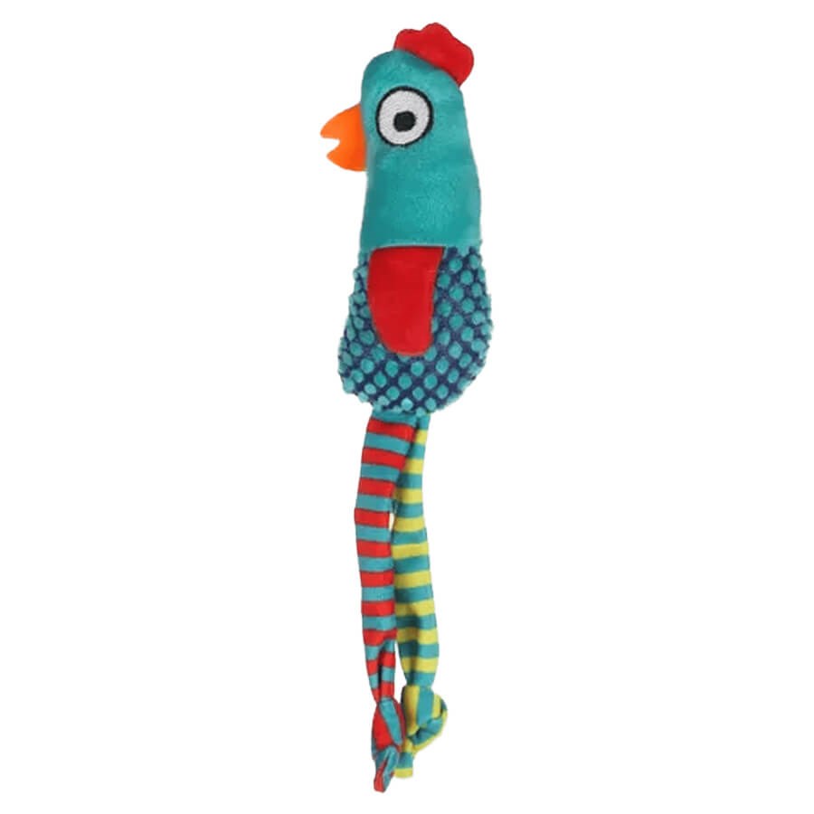 Flamingo Cat Raibo Catnipli Renkli Kumaş Tavuk Oyuncak / Yeşil