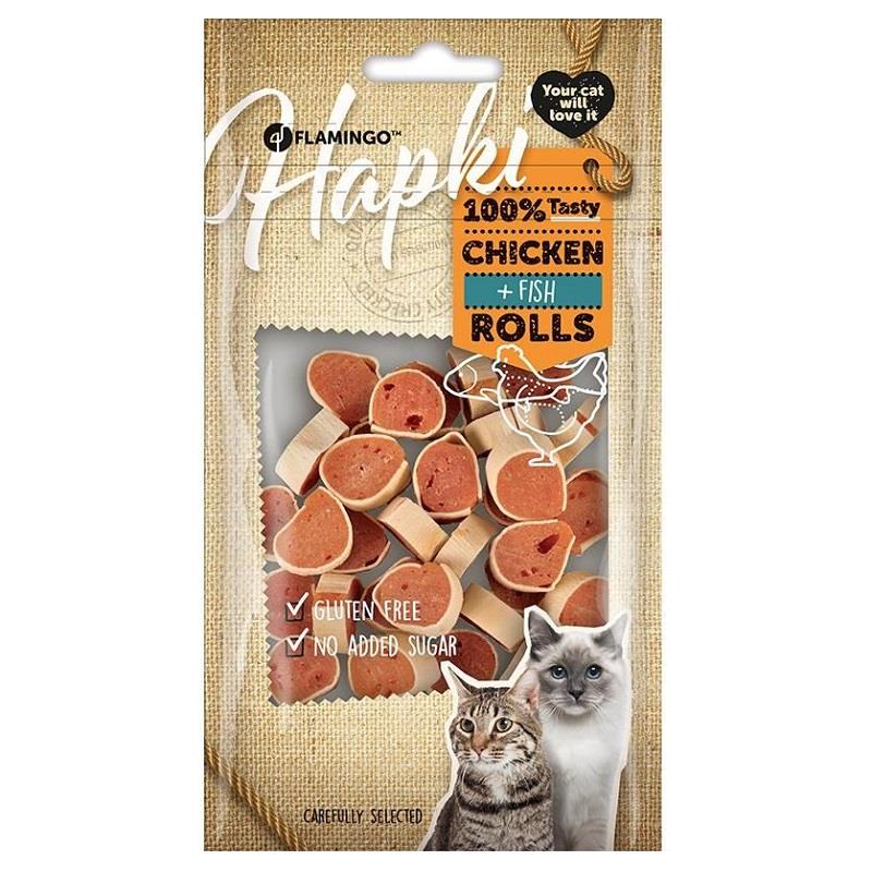 Flamingo Hapki Tavuklu ve Balıklı Kedi Ödül Maması 50Gr