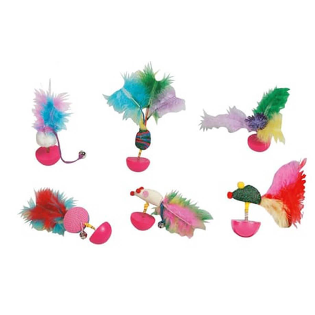 Flamingo Poeky Sallanan Renkli Yaylı Toplu Oyuncak