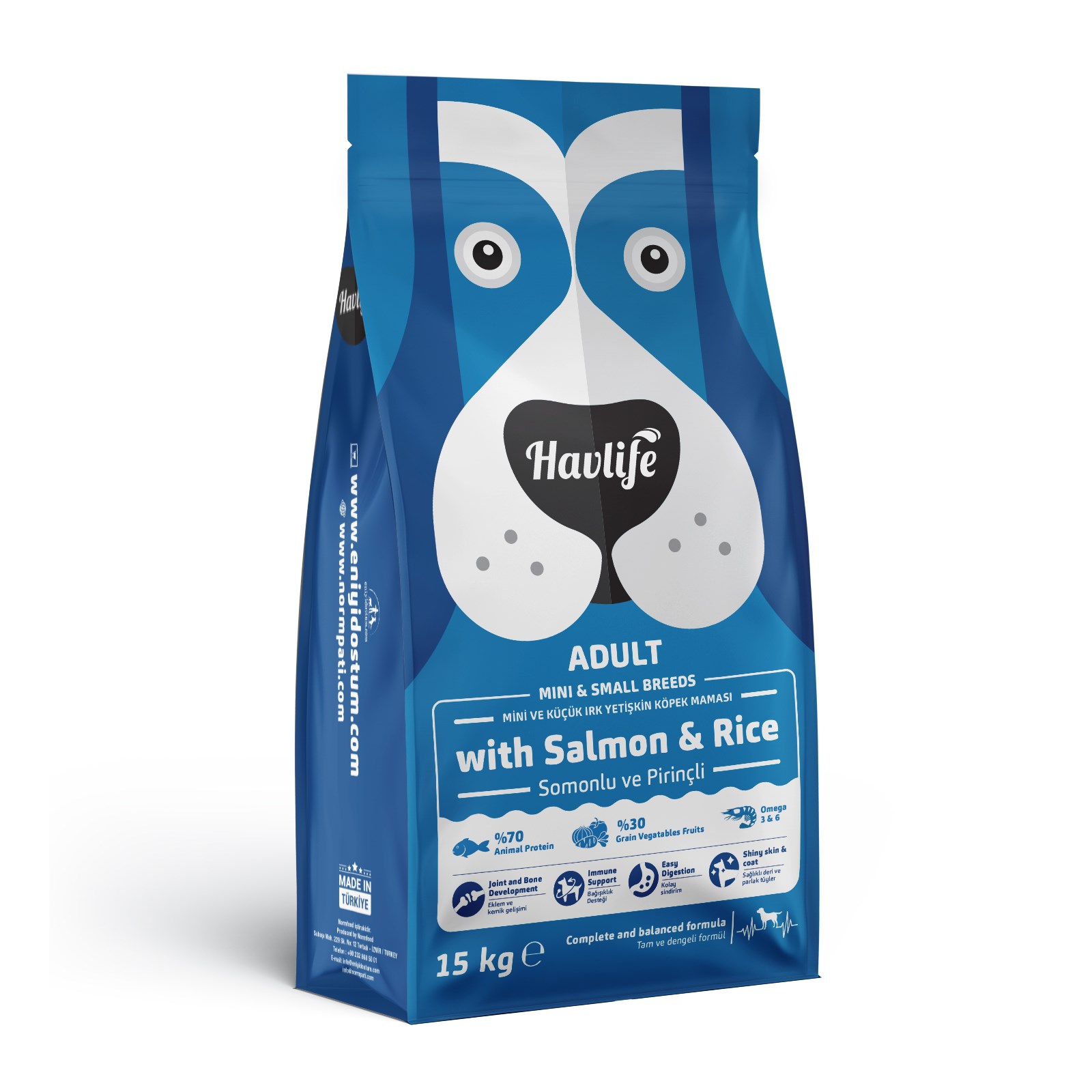 Havlife Somonlu Mini & Small Yetişkin Köpek Maması 3 Kg