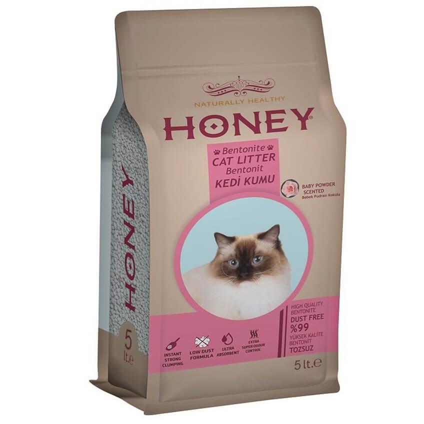 Honey Baby Powder Bebek Pudralı Kedi Kumu 5 Lt