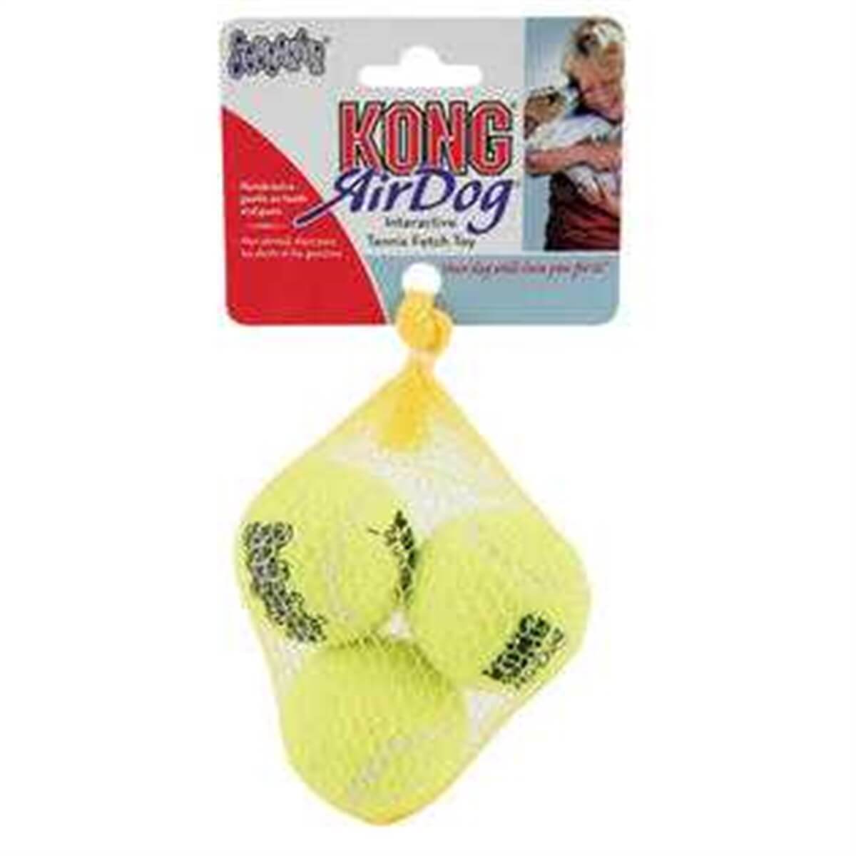 Kong Air Squeaker Köpek Oyun Topu Medium 3'Lü Paket