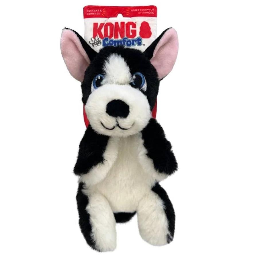 KONG Comfort Pups Boss Köpek Şeklinde Peluş Köpek Oyuncağı SMALL