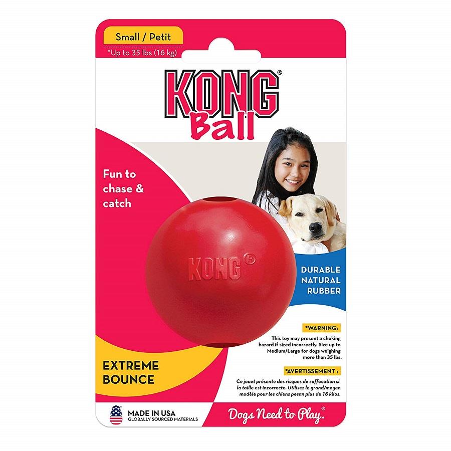 KONG Delikli Top Köpek Oyuncağı Small