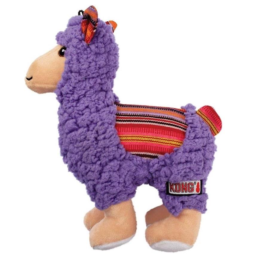 KONG Sherps Lama Şeklinde Peluş Köpek Oyuncağı MEDİUM