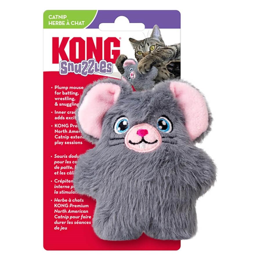 KONG Snuzzles Peluş Fare Catnipli Kedi Oyuncağı