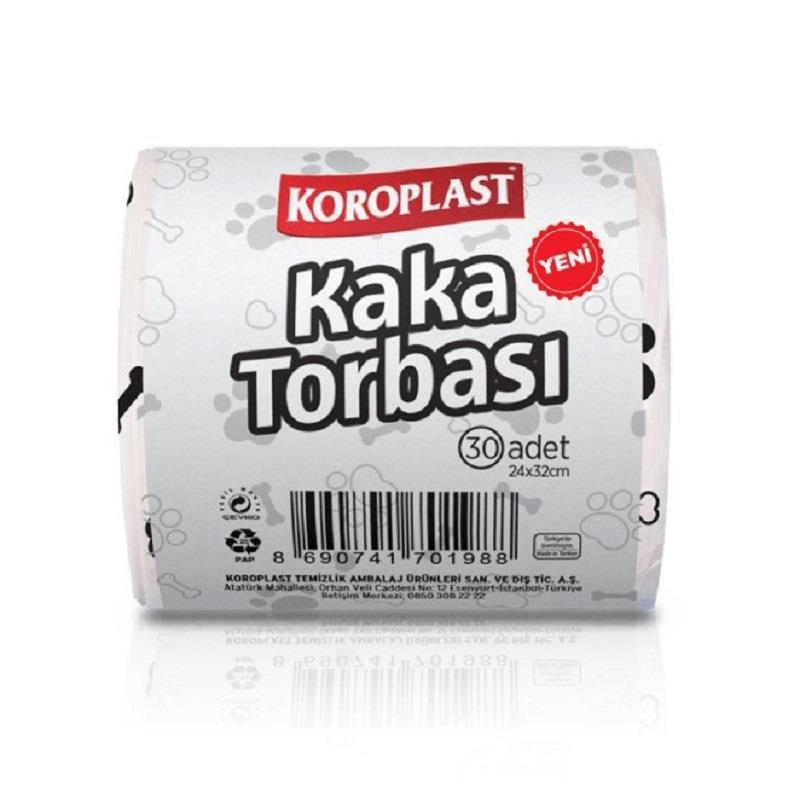 Koroplast Extra Güçlü Kaka Torbası 30 Adet