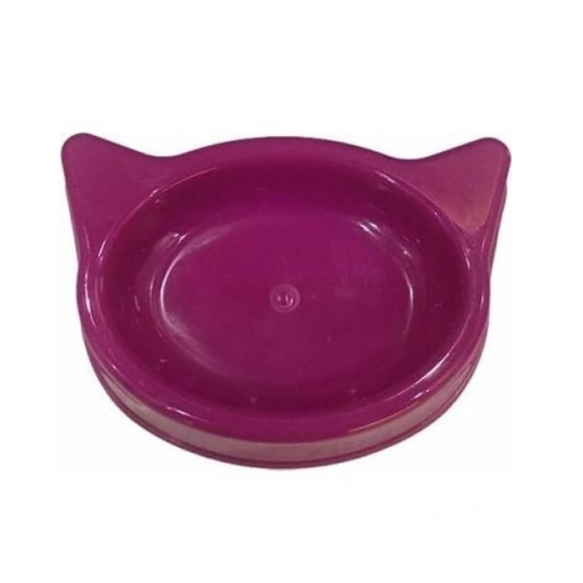 Pet Corn Kulaklı Kedi Mama Kabı Plastik 18 Cm