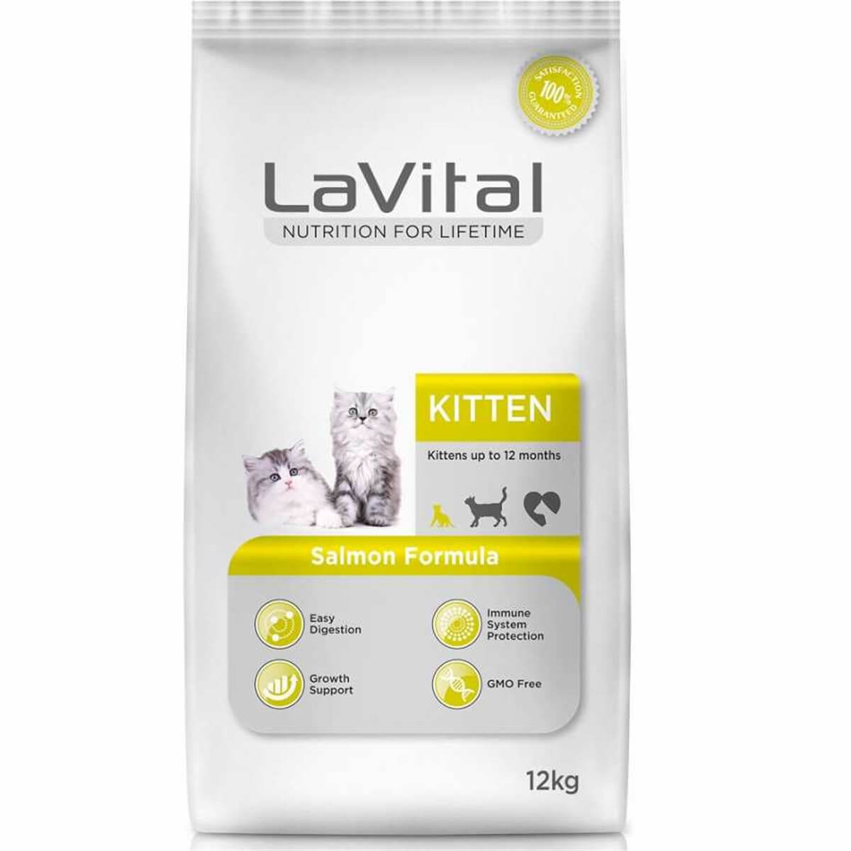 La Vital Kitten Somonlu Yavru Kedi Maması 12 Kg