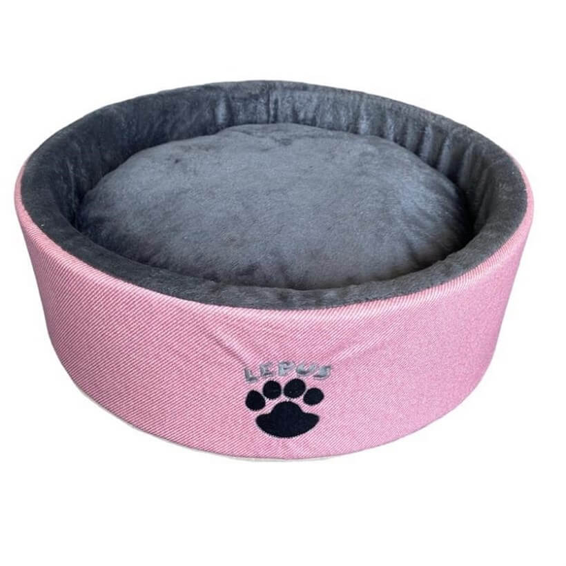 Lepus Sünger Kedi ve Küçük Köpek Yatağı Kahve 50 cm Petburada