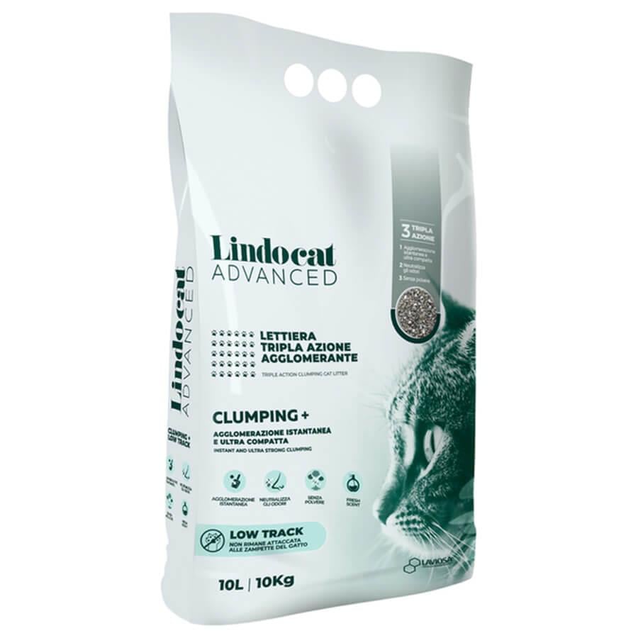 Lindocat Advanced Pati İzi Bırakmayan Ekstra Topaklanan Kedi Kumu 10 Lt