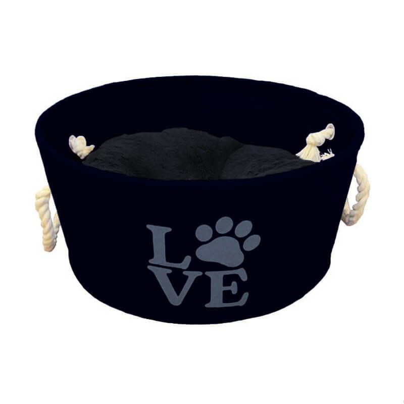 Lionpets Keçe Kedi Ve Köpek Yatağı 45 Cm Lacivert