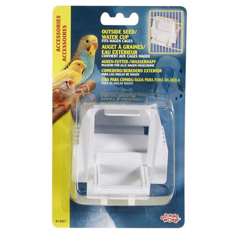 Living World Plastik Yem Kabı
